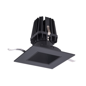 WAC Lighting FQ 4" LED Square Trimmed Downlight - 2,445 Lumens - 28W - 3000K - 120-277V - Black