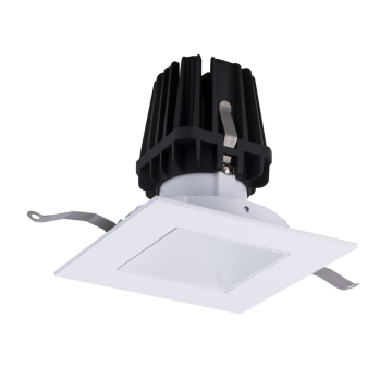 WAC Lighting FQ 4" LED Square Trimmed Downlight - 2,445 Lumens - 28W - 3000K - 120-277V - White