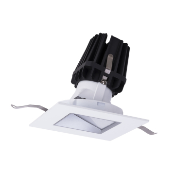 WAC Lighting FQ 4" LED Square Wall Wash Trimmed Downlight - 1,865 Lumens - 28W - 3000K - 120-277V - Haze / White