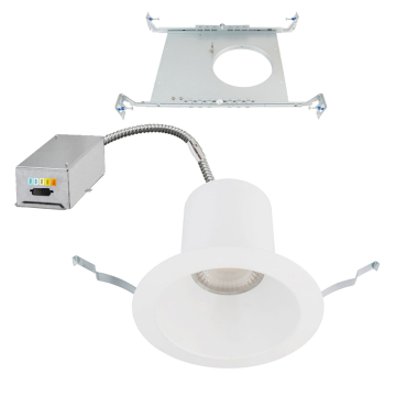 WAC Lighting Blaze 6" Round New Construction LED Downlight - 2,485 Lumens - 25W - CCT Selectable - 120-277V - White