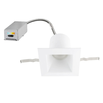 WAC Lighting Blaze 6" Square Remodel LED Downlight - 2,360 Lumens - 25W - CCT Selectable - 120-277V - White