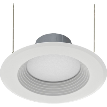 RAB 6" LED Retrofit Downlight - 8W - CCT Selectable - 725 Lumens - 120V - Baffle Trim
