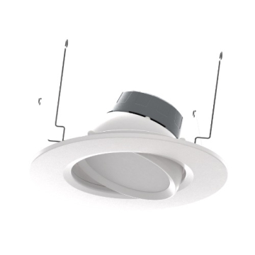 RAB 6" LED Retrofit Gimbal Downlight - 11W - CCT Selectable - 1100 Lumens - 120V