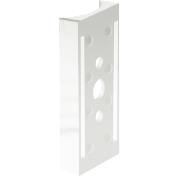 RAB 6" Round Pole Adapter - White