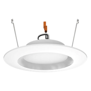Westgate RDDS6 6" LED Slim Round Recessed Downlight - DOB - Smooth Trim - 10W - CCT Selectable - 1,000 Lumens - 120V - White