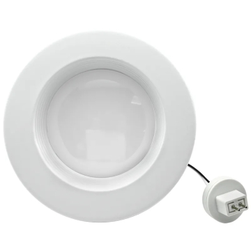 Westgate RDL4 4" LED Round Recessed Downlight - Baffle Trim - 11W - CCT Selectable - 847 Lumens - 12V - White