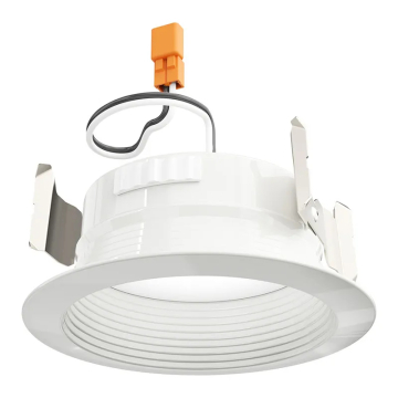 Westgate RDMF4 4" LED Deep Recessed Downlight - Baffle Trim - 800 Lumens - 6 | 7 | 9.5W - CCT Selectable - 120V - White