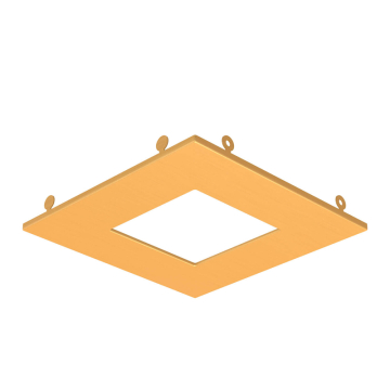 DALS 4" Square Trim for 5004SQ-CC Products - Gold