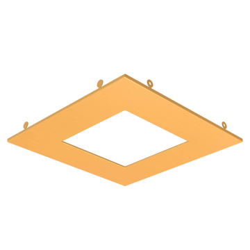 DALS 6" Square Trim for SPN6SQ-CC-3T - Gold