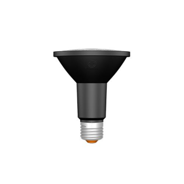 Green Creative REFINE Series LED PAR30 - 11W - 3000K - 40° + 15° Swappable Optics - 120V - Black