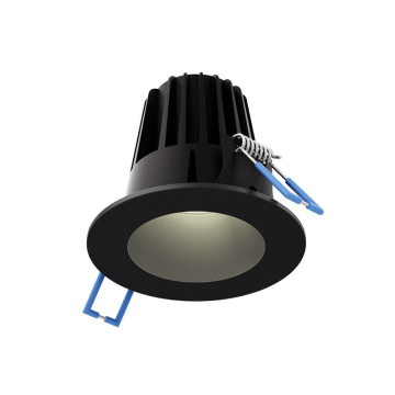 DALS RGR Regressed Round LED Downlight - 2" - 8W - CCT Selectable - 120V - Black
