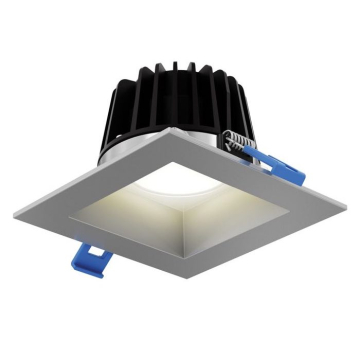 DALS RGR Regressed Square LED Downlight - 4" - 15W - CCT Selectable - 120V - Satin Nickel