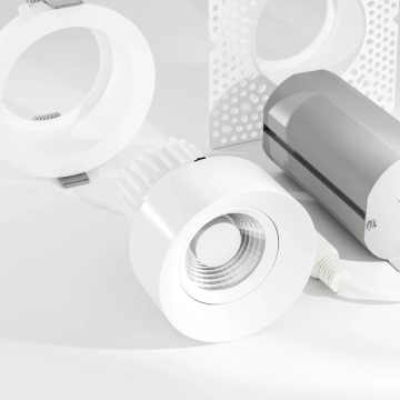 American Lighting Rhyme 3" Round Gimbal LED Downlight - 12W - CCT Selectable - 120V - White