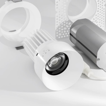 American Lighting Rhyme 3" Round LED Downlight - 15W - CCT Selectable - Adjustable Beam Angle - 120V - White