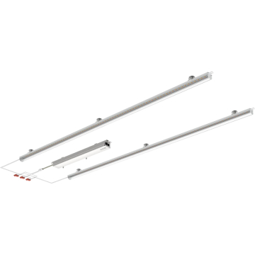 RAB 2x3 Field-Adjustable Retrofit LED Light Bar - 7,011 Max Lumens - 35 | 40 | 45W - Clear Lens - 120-277V