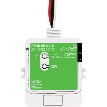 Lutron PowPak 5A Relay Module with
Softswitch