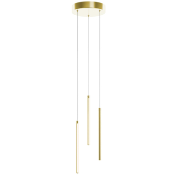 AFX Rosemont 12" LED Pendant Light - 3000K - 120V - Satin Brass
