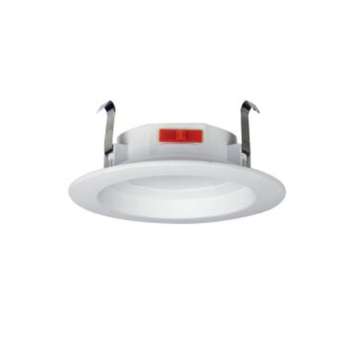 MaxLite 4" Recessed LED Downlight - 700 Lumens - CCT Selectable - Baffle Trim - 120V - White