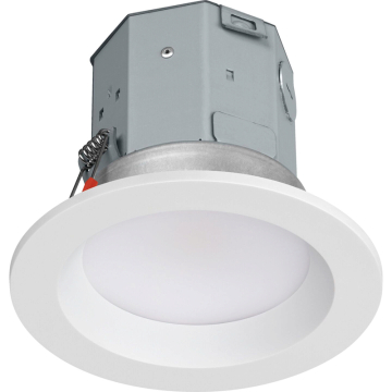 Lutron 4" Lumaris RadioRA 3 LED Remodeler Canless Downlight - 800 Lumens - 8.5W - CCT Tunable (18K-4K) - 120V - White