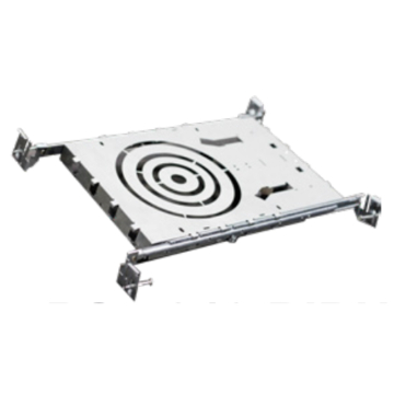 Westgate 3" / 4" / 6" Round Galvanized Rough-In Plate with Bar Hangers