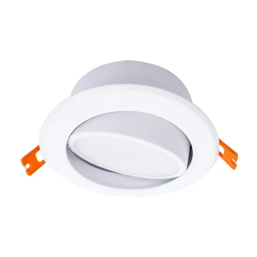 Westgate RSL4 4" LED Slim Round Gimbal Recessed Downlight - 9W - CCT Selectable - 630 Lumens - 120V - White