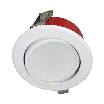 Westgate RSL4 4" LED Slim Round Gimbal Recessed Downlight - Fire Rated - 9W - CCT Selectable - 630 Lumens - 120V - White