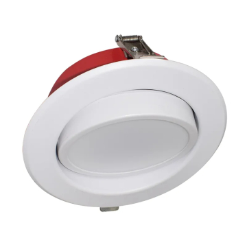 Westgate RSL6 6" LED Slim Round Gimbal Recessed Downlight - Fire Rated - 12W - CCT Selectable - 840 Lumens - 120V - White