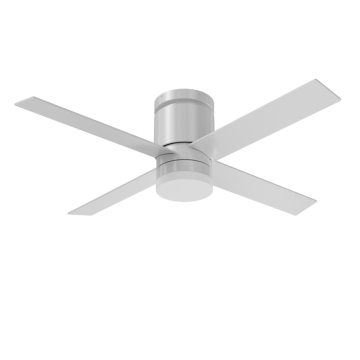 AFX Ross 52" 4-Blade Fan with Remote - 1,400 Lumens - 20W - CCT Selectable - 120V - White / Light Oak