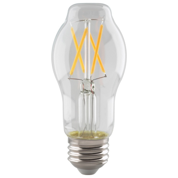 SATCO 8W BT15 LED Filament Lamp - Clear - E26 - 2700K - 800 Lumens - 120V