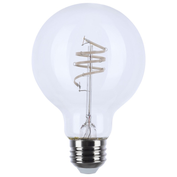 SATCO REMINISCENT Gray LED Filament Lamp - G25 - Coil - E26 - 6W - 2700K - Clear - 120V