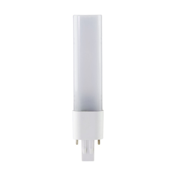 SATCO 5.5W LED PL 2-PIN Dual Mode - 2700K - 500 Lumens - GX23 Base - 120° Beam Angle - Ballast Compatible or 120-277V