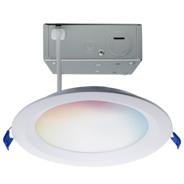 SATCO|NUVO Starfish 6" Round Smart LED Regressed Downlight - 12W - Tunable White and RGB - 120V - White