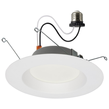 SATCO|NUVO LED Downlight Retrofit - 5-6" - 12.5W - 2700K - 900 Lumens - 120V - White