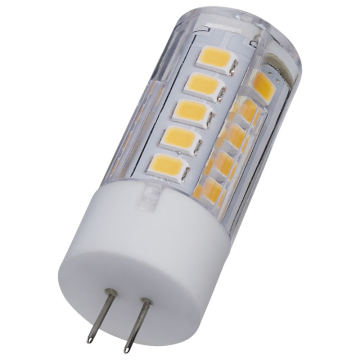 SATCO 3W T5 LED Miniature Lamp - Clear - G4 Base - 3000K - 12V