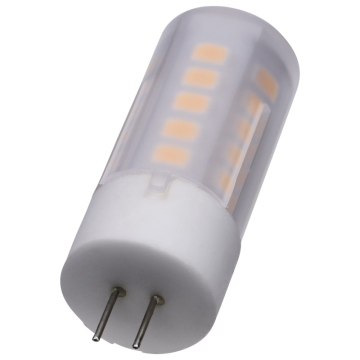 SATCO 3W T5 LED Miniature Lamp - Frosted - G4 Base - 3000K - 12V