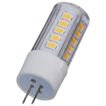 SATCO 4.5W T6 LED Miniature Lamp - Clear - G4 Base - 3000K - 12V