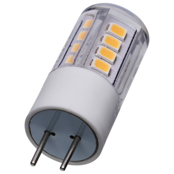 SATCO 3W T5 LED Miniature Lamp - Clear - GY6.35 Base - 3000K - 12V