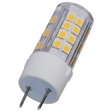 SATCO 4.5W T6 LED Miniature Lamp - Clear - G8 Base - 3000K - 120V