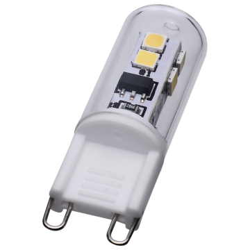 SATCO 2W T4 LED Miniature Lamp - Clear - G9 Base - 5000K - 120V