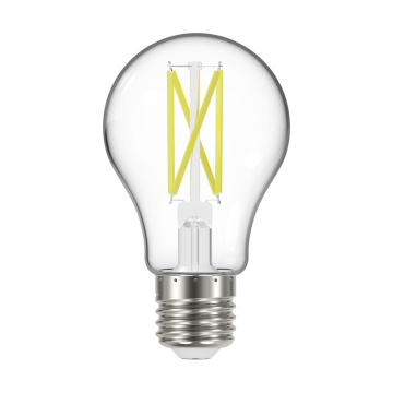 SATCO 10.5W A19 LED Filament Lamp - Clear - E26 - 4000K - 1100 Lumens - 120V