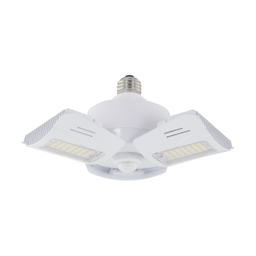 SATCO 60W LED MULTI-BEAM UTILITY LIGHT - Motion Sensor - 4000K - E26 - 5880 Lumens - 100-277V