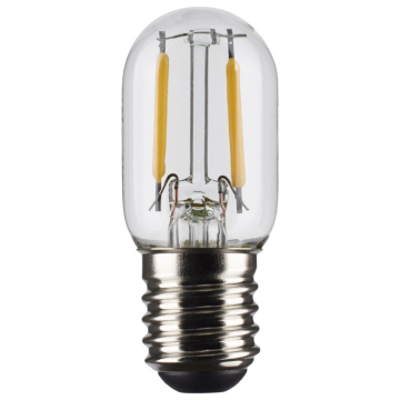 SATCO 3W T6.5 LED Filament Lamp - Clear - E17 - 200 Lumens - 2700K