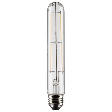 SATCO 8W T9 LED Filament Lamp - Clear - E26 - 3000K - 800 Lumens - 120V