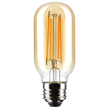 SATCO 5.5W T14 LED Filament Lamp - Clear - E26 - 2000K - 500 Lumens - 120V