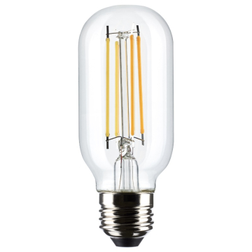 SATCO 5.5W T14 LED Filament Lamp - Clear - E26 - 2700K - 500 Lumens - 120V