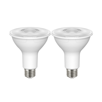 SATCO 8.5W PAR30LN LED Lamp - 90 CRI - 3000K - 40° Beam Angle - E26 - 120V - 2-Pack