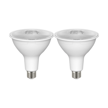 SATCO 11.5W PAR38 LED Lamp - 90 CRI - 3000K - 40° Beam Angle - E26 - 120V - 2-Pack