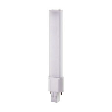 SATCO 6W LED PL 2-PIN - 2700K - 600 Lumens - GX23 Base - 360° Beam Angle - 120-277V - Ballast Bypass