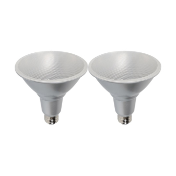 SATCO 15W PAR38 LED Lamp - 3000K - 60° Beam Angle - E26 - 120V - 2-Pack