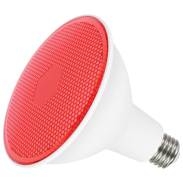 SATCO 11.5W PAR38 LED Lamp - Red - 90° Beam Angle - E26 - 120V